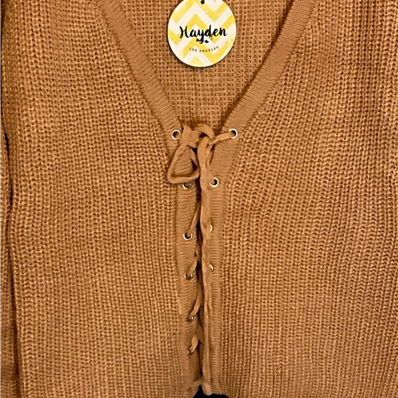 HAYDEN Women's Tan Sweater - Picture 3 of 3